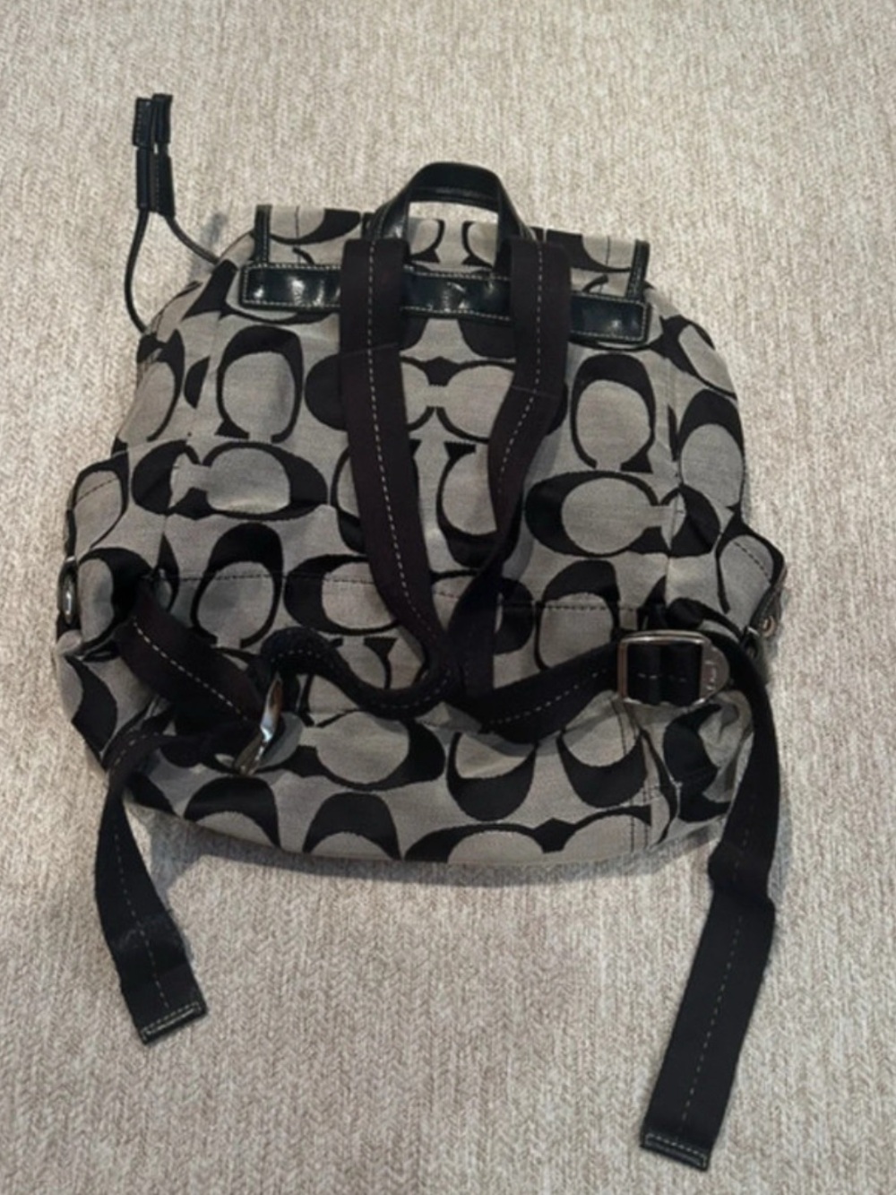 Coach Signature Backpack - Picture 2 of 13
